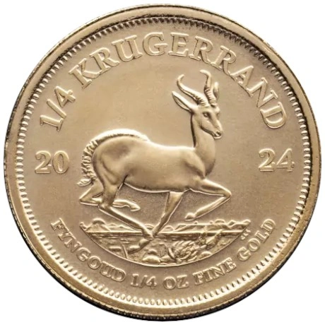Pièce Krugerrand Or 1/4 Once 2024