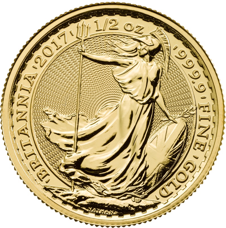 2017 Half Ounce Britannia Gold Coin