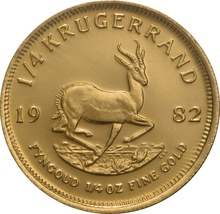 Krugerrand Or 1/4 Once 1982