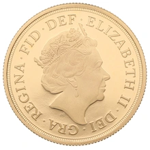 Pièce d'or de deux livres de 2 £ de qualité épreuve numismatique 2015