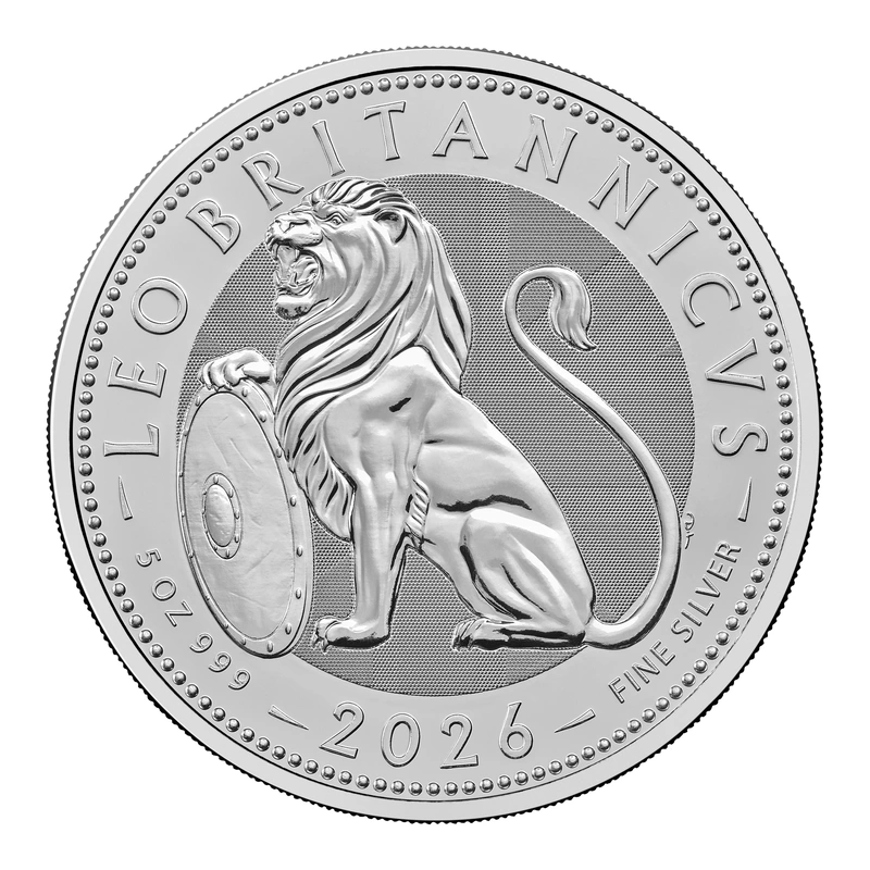 2026 Pièce d'Argent British Lion 5oz
