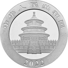 Pièce Panda Argent 30g 2022