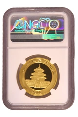 Pièce Panda Or 1 Once 2000 Bague Givrée NGC MS67
