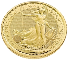 Pièce Britannia Or 1/4 Once 2026