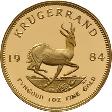 Krugerrand Or 1 Once 1984 (Finition Particulière)