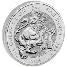 2026 Queen's Beast - Pièce d'argent Tudor Beasts
