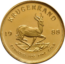 Krugerrand Or 1 Once 1988 (Finition Particulière)