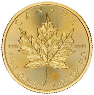 Pièce Maple Leaf Or 1 Once 2024
