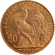 20 Francs en or Coq - (notre choix)