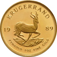 Krugerrand de 1 once en or - 1989 (Finition particulière)