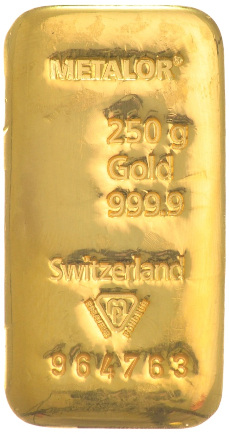 Lingot d'Or 250g Metalor