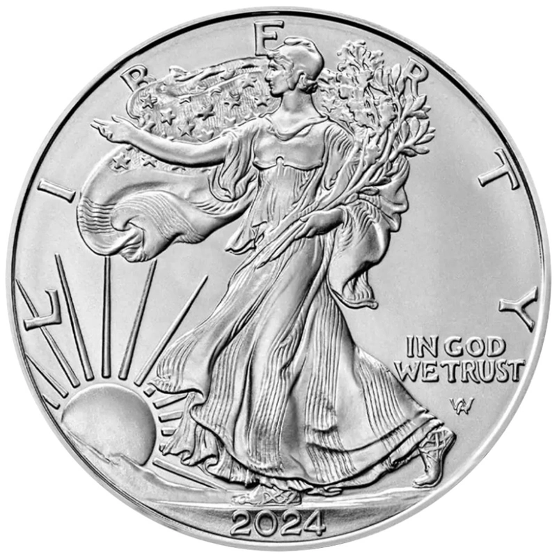 Pièce American Eagle Argent 1 Once 2024