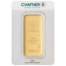 Lingot d'Or 500g C. Hafner Coulé