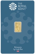 NOUVEAU Lingot d'Or 1g Royal Mint Britannia