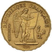 Pièce 20 Francs Or Génie 3ème République 1886 A