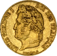 Pièce 20 Francs Or Louis-Philippe Tête Laurée Notre Choix 1832 à 1848