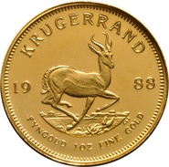 Krugerrand de 1 once en or - 1988 (Finition particulière)