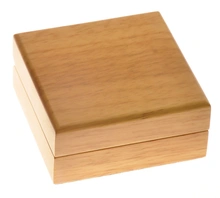 Coffret cadeau en chêne pour 2 souverains ou pièces de 2 quarts d'once