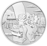 Pièce en argent d'1 once Marge & Maggie - Tuvalu 2021