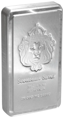 Lingot d'Argent 10 Onces Scottsdale Stacker