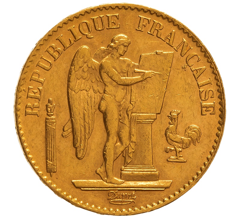 20 Francs Or Génie 3ème République 1893 A