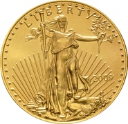 Eagle en or de 1 once- 2009