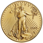 Pièce American Eagle Or 1/2 Once 2023