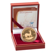 Pièce Krugerrand Or 1 Once 2014 BE en Boîte