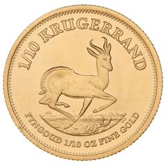Pièce Krugerrand Or 1/10 Once Notre Choix