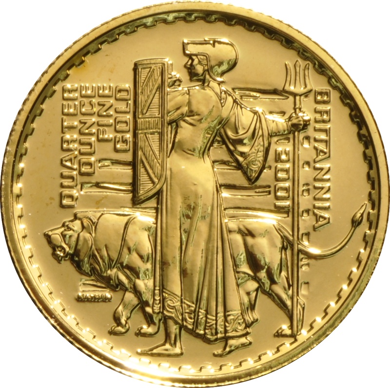 2001 Quarter Ounce Britannia Gold Coin