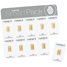 Lingots d'Or Smartpack 10 x 1g C. Hafner