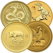 Pièce Perth Mint Lunar Or 1/2 Once Meilleur Rapport Qualité-Prix