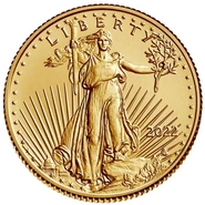 Pièce American Eagle Or 1/10 Once 2022