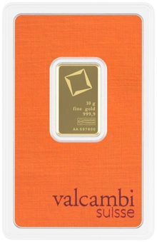 Lingot d'Or 10g Valcambi