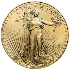 Pièce American Eagle Or 1/4 Once 2026