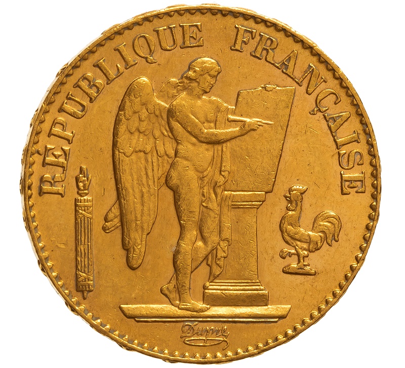1897 20 French Francs - Guardian Angel - A