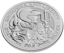 Pièce Argent 1 once Britannia et Liberty 2025