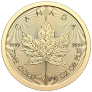 Maple Leaf Or 1/10 Once 2024