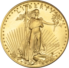 Pièce 50 Dollars Or American Eagle 1 Once 2005