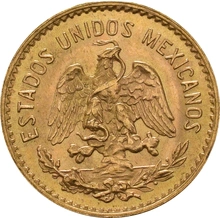 Pièce 5 Pesos Or Mexicain