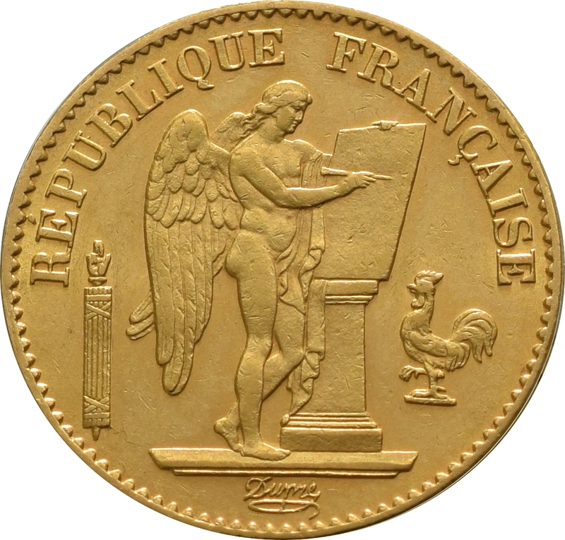 Pièce 20 Francs Or Génie Notre Choix 1871 à 1898
