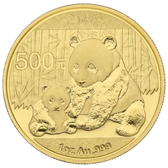 Pièce Panda Or 1 Once 2012