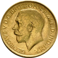 Pièce Souverain Or 1928 (P)