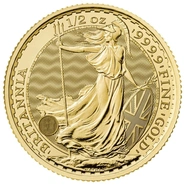 Pièce Britannia Or 1/2 Once Notre Choix