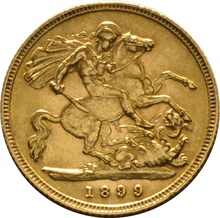 Demi-souverain en or - 1899