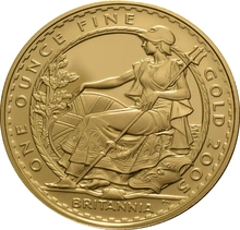 Ecrin de Collection de 4 Britannia Or 2005