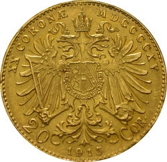 Pièce 20 Couronnes Or Autrichien