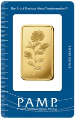 Lingot d'Or 1 Once Pamp Rosa 