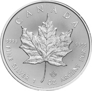Maple Leaf en argent de 1 once - 2018