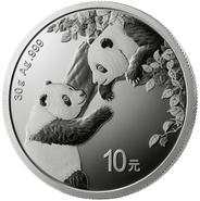 Panda en argent de 30 grammes - 2023